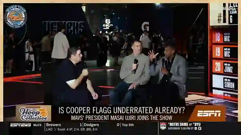Screenshot of  ESPNews, tested about 3 hours ago