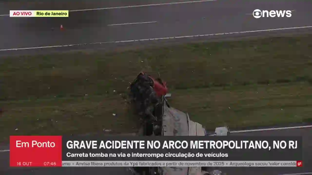 Screenshot of Globo News HD, tested 4 days ago