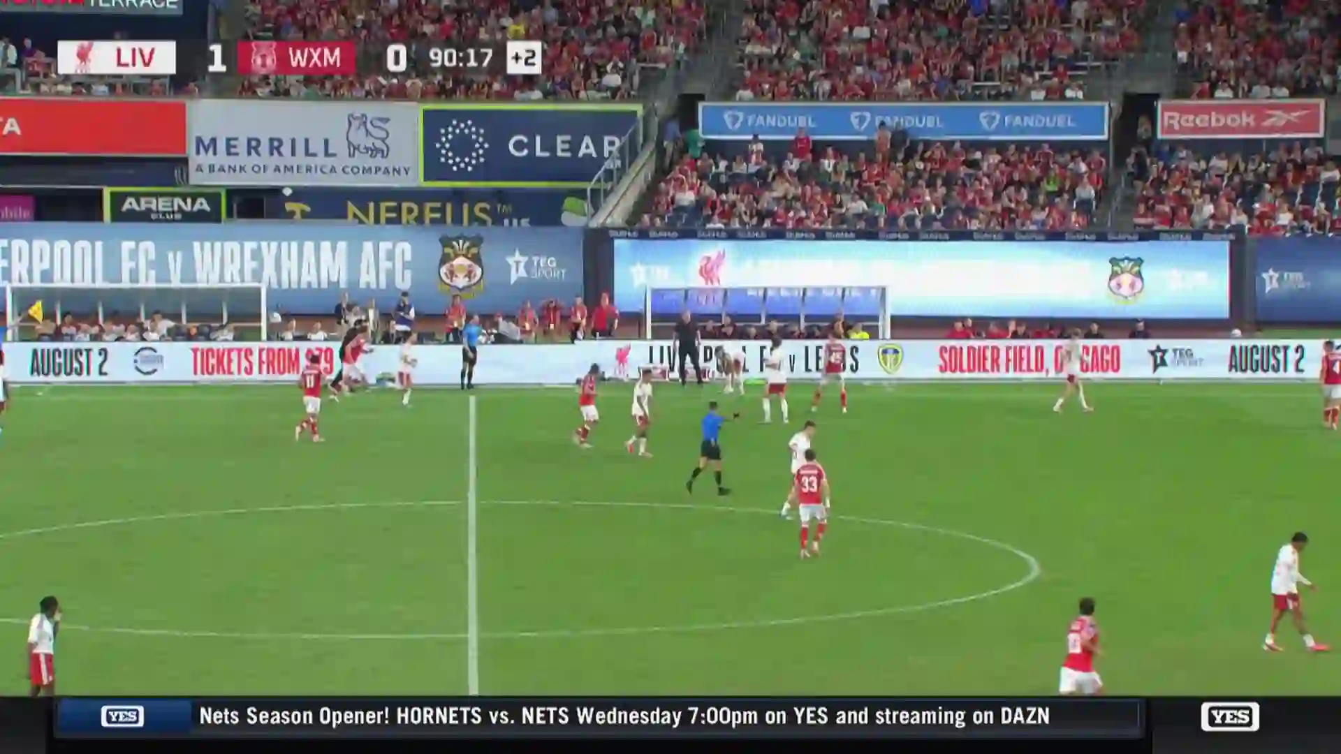 Screenshot of  Yes Network, tested 3 days ago