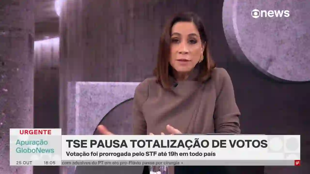 Screenshot of Globo News HD, tested about 4 hours ago