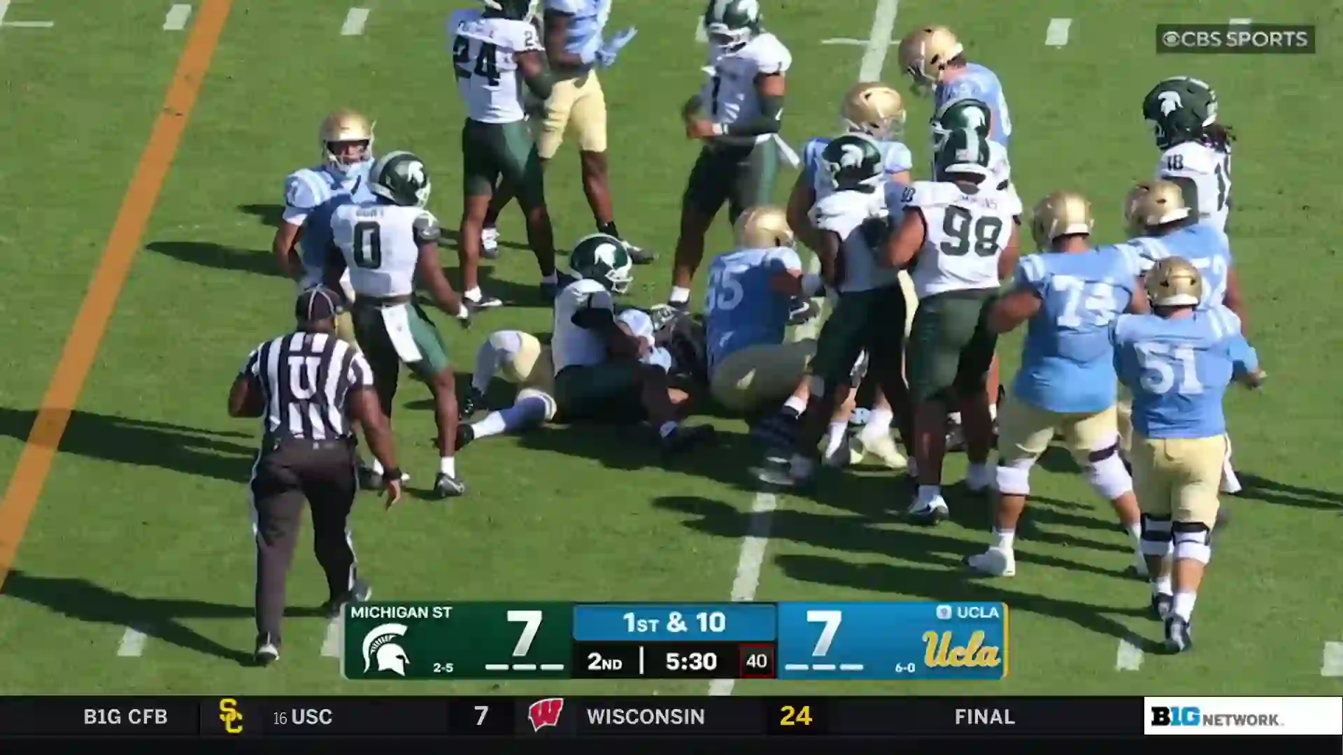 Screenshot of  Big Ten Network, tested 3 days ago