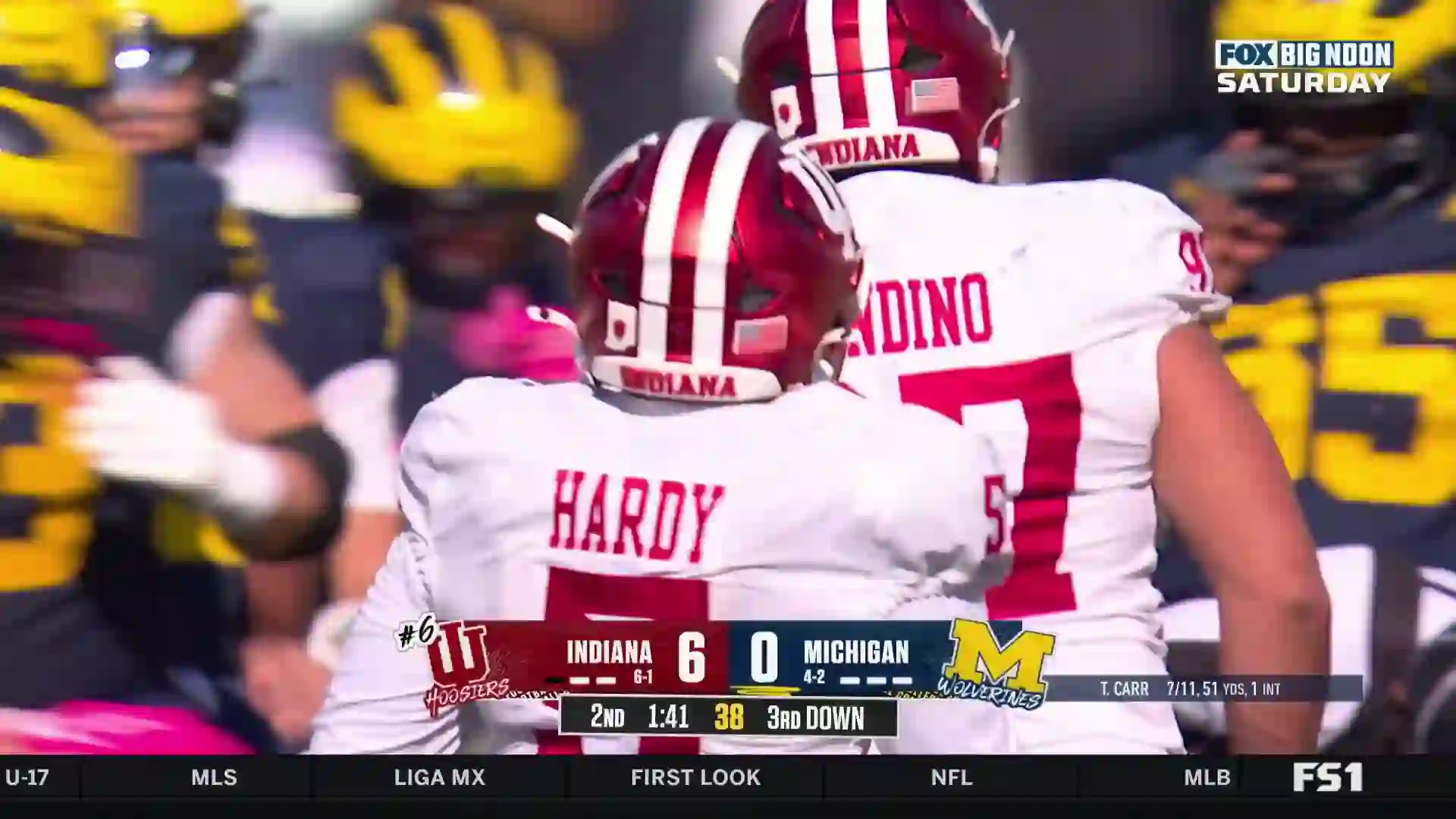 Screenshot of  Fox Sports 1, tested 1 day ago