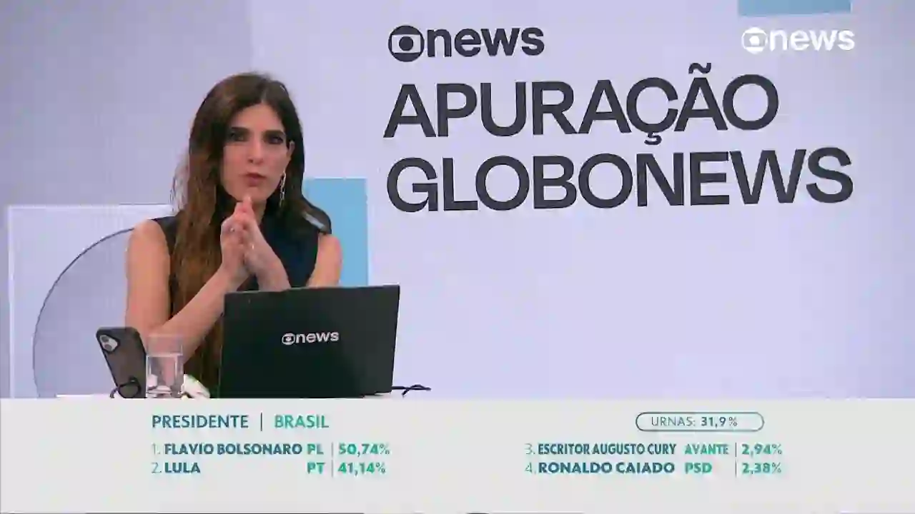 Screenshot of Globo News HD, tested 12 days ago