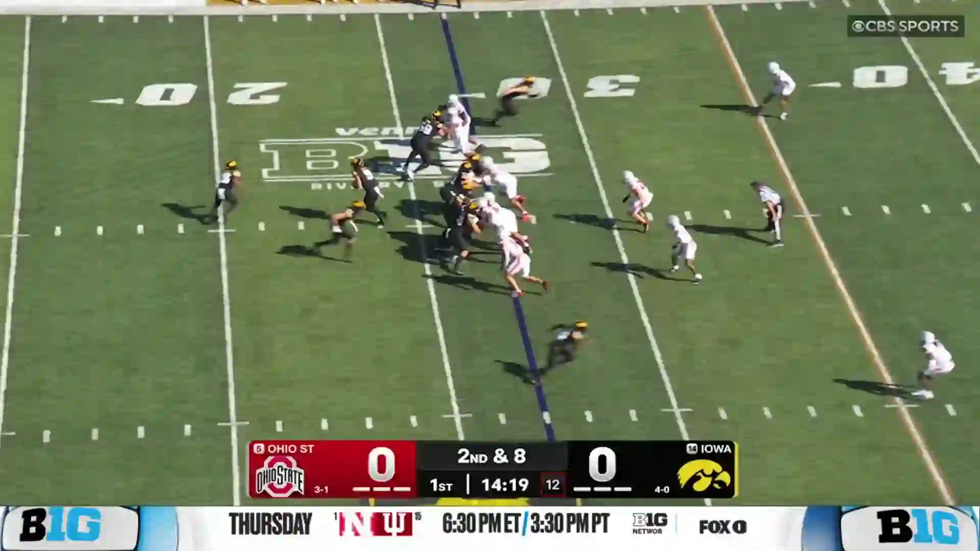 Screenshot of  Big Ten Network, tested 13 days ago