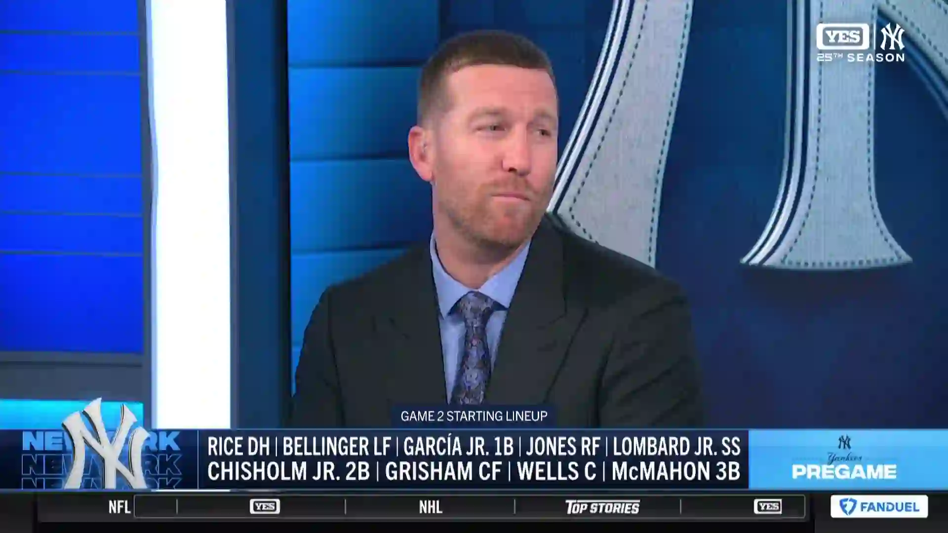 Screenshot of Yes Network, tested 13 days ago