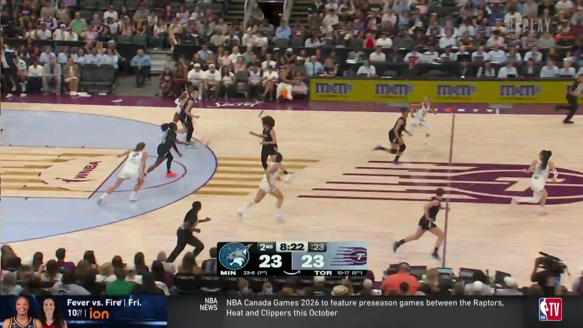 Screenshot of NBATV, tested 3 months ago
