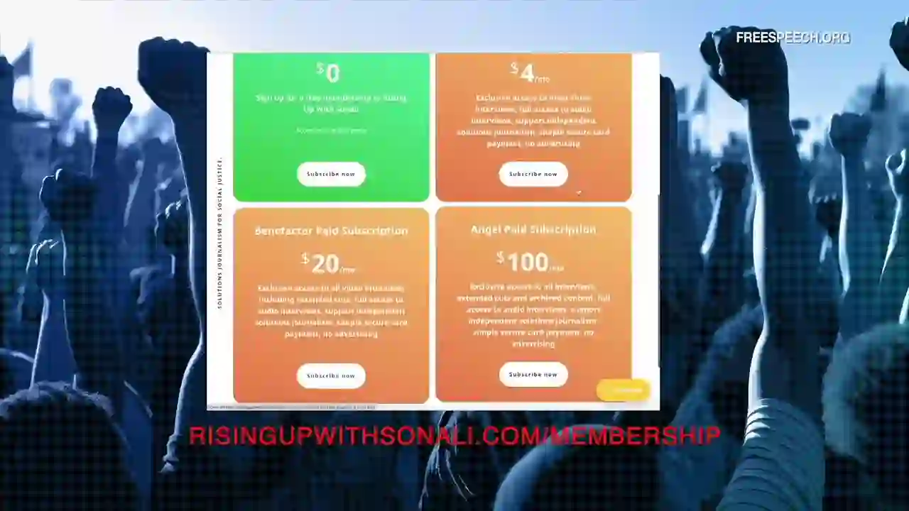 Screenshot of Free Speech TV, tested 2 months ago