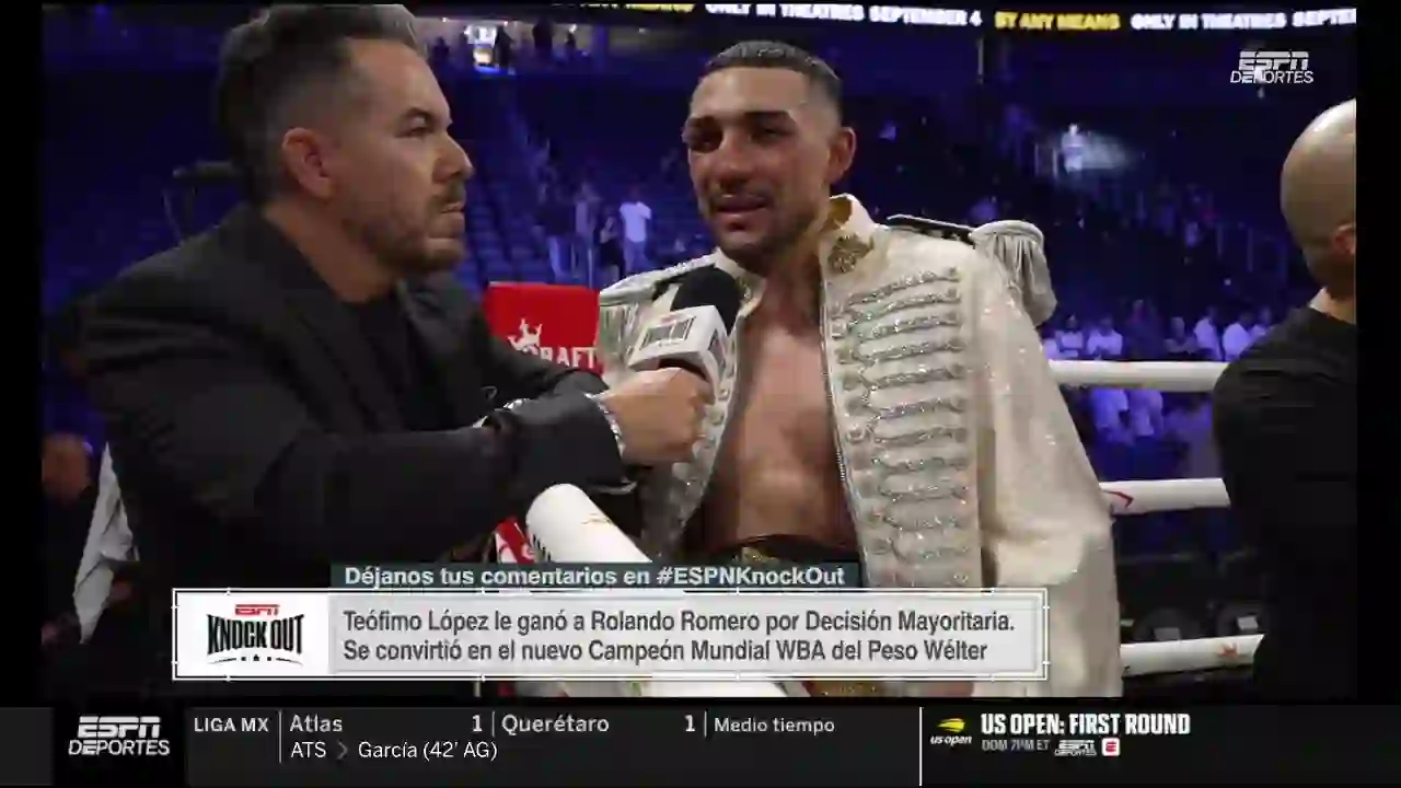 Screenshot of ESPN Deportes, tested about 2 months ago