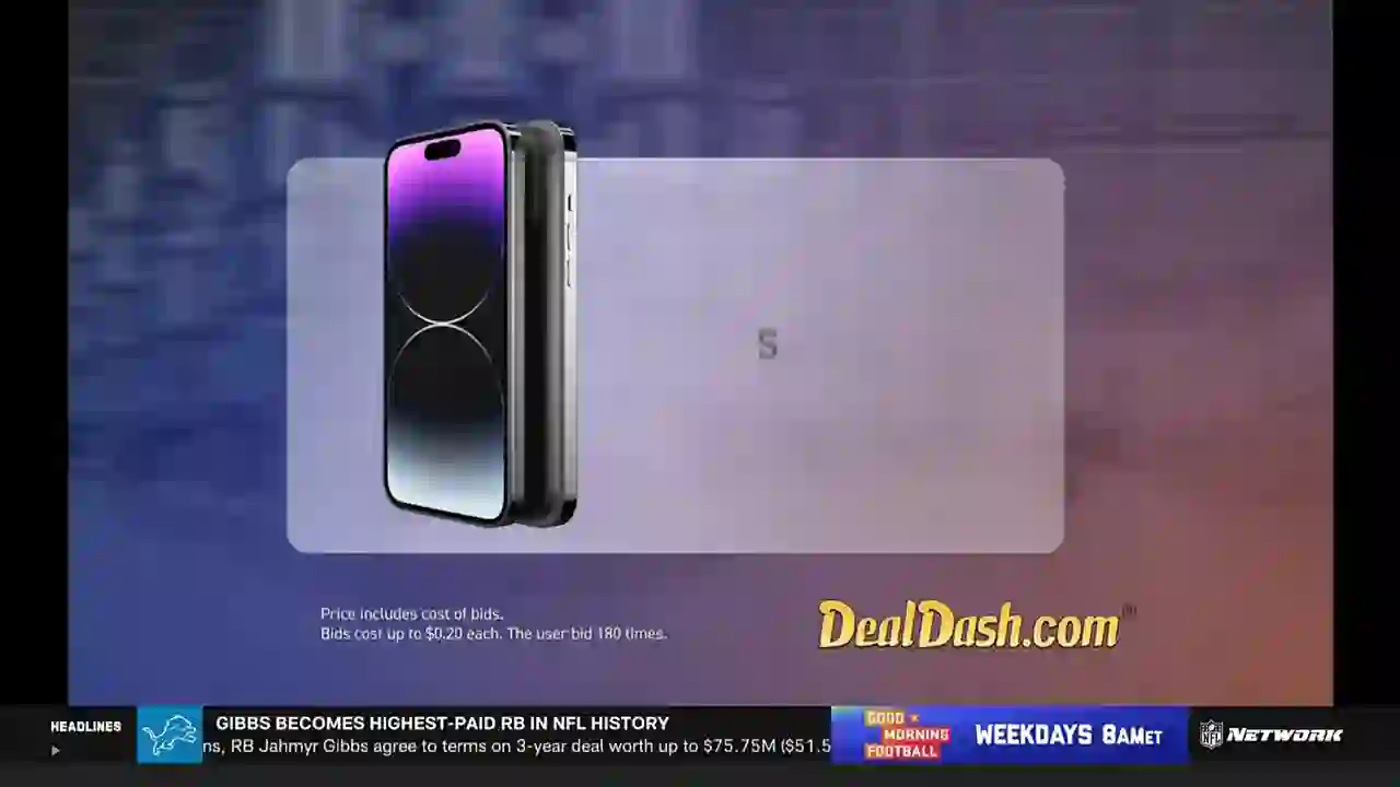 Screenshot of NFL Network, tested 2 months ago
