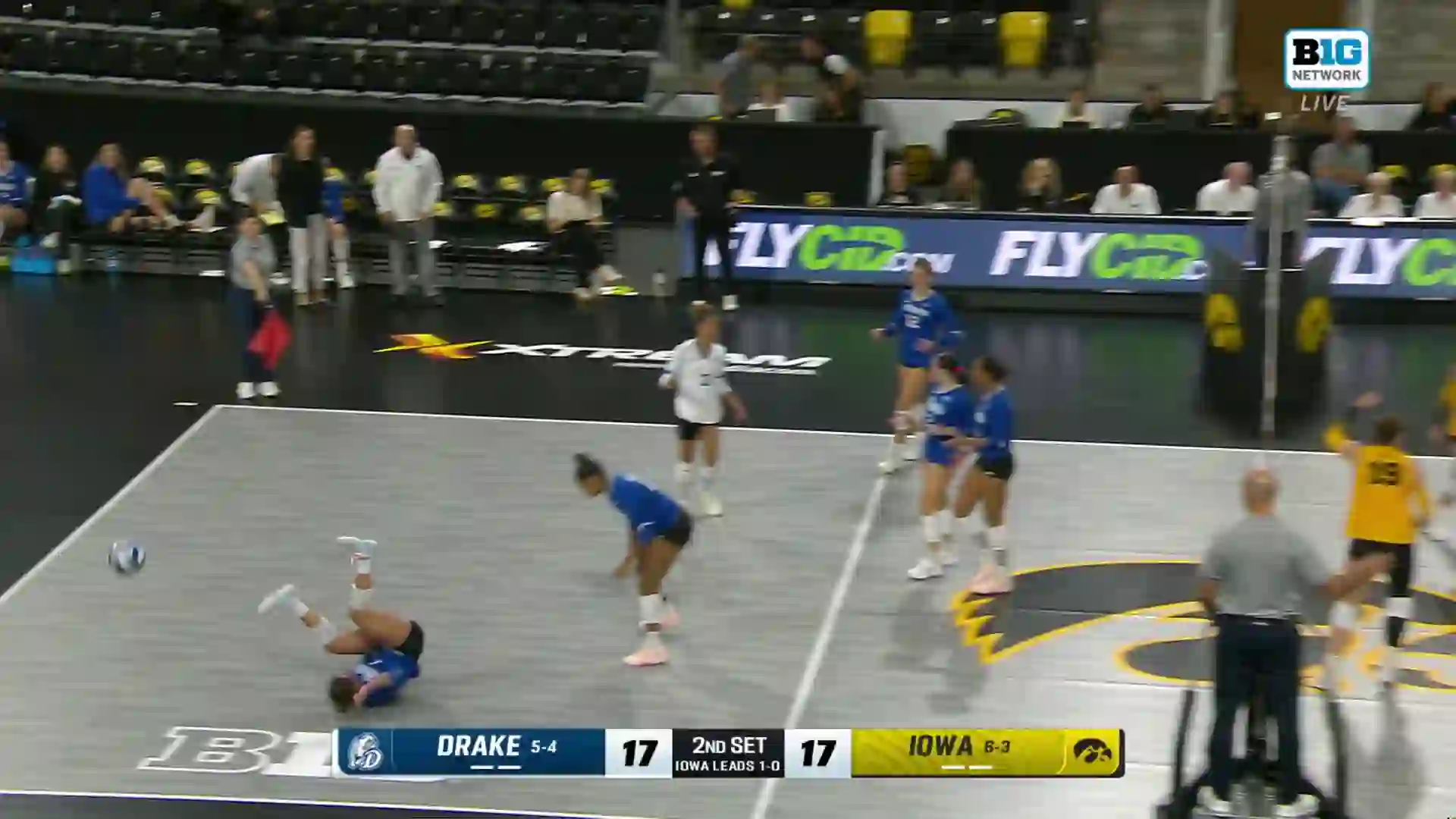 Screenshot of  Big Ten Network, tested about 1 month ago
