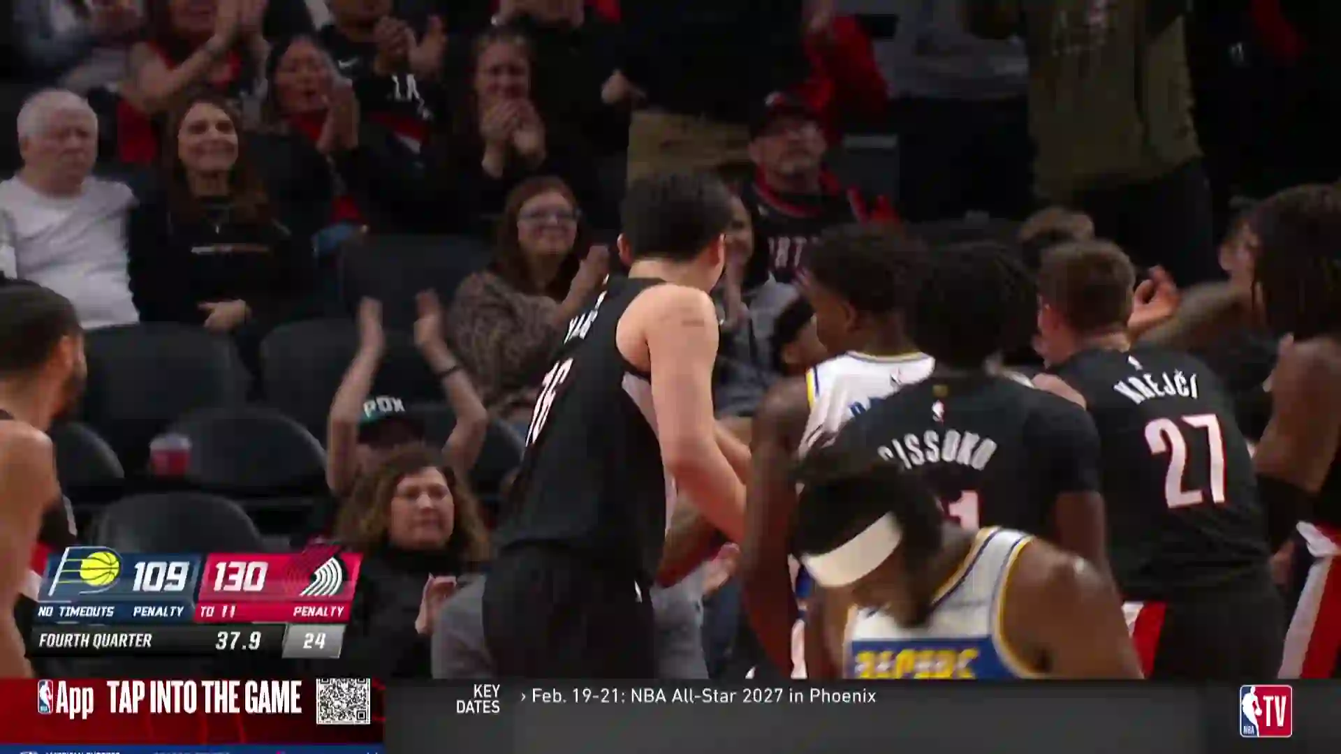 Screenshot of NBA TV, tested 25 days ago