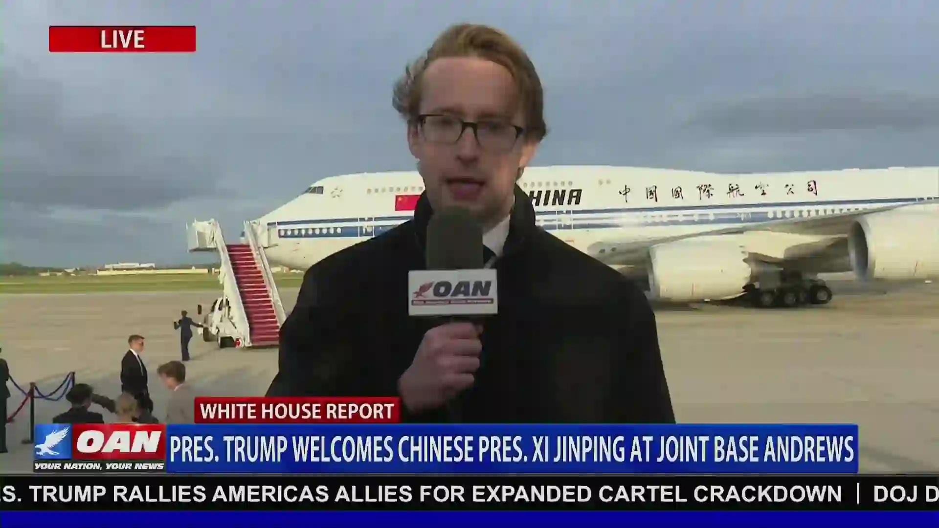 Screenshot of One America News Network, tested 25 days ago