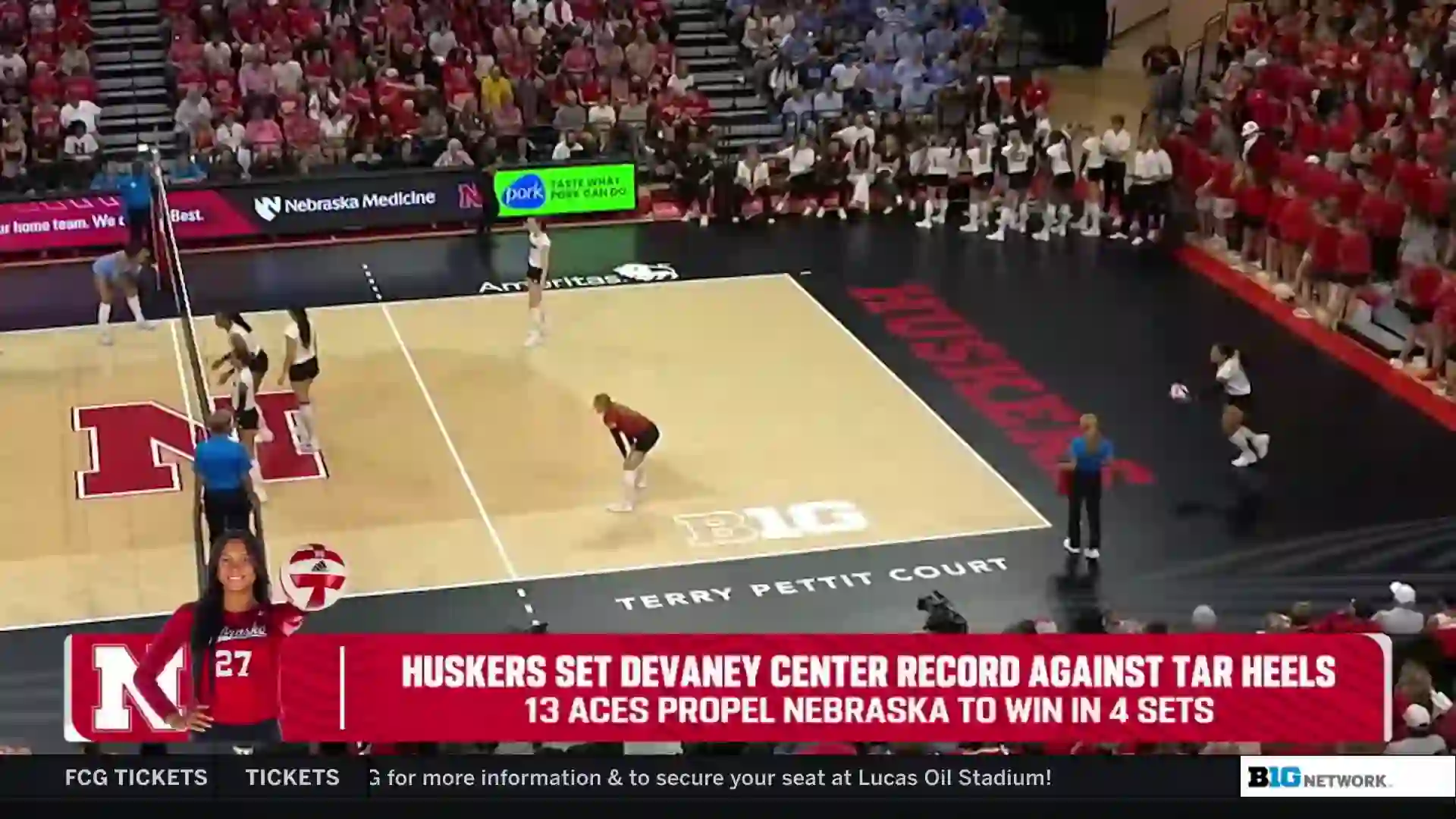 Screenshot of  Big Ten Network, tested 25 days ago