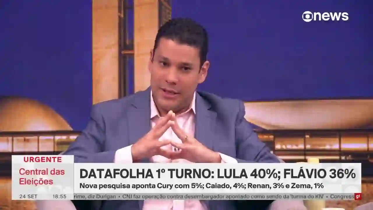 Screenshot of Globo News HD, tested 22 days ago