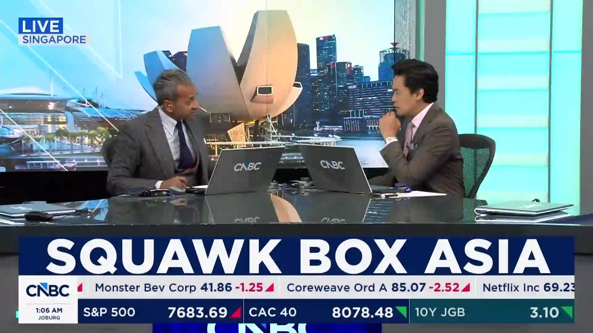 Screenshot of CNBC HD, tested 16 days ago